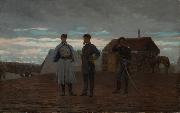 Winslow Homer Officers at Camp Benton Spain oil painting artist